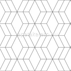   Esta Black & White vlies anyagú fekete, fehér színű 3d, geometriai modern tapéta