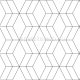 Esta Black & White vlies anyagú fekete, fehér színű 3d, geometriai modern tapéta