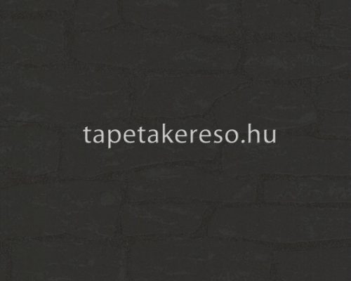 AS Creation Black is Beautiful vlies, habos anyagú fekete színű kőmintás modern tapéta