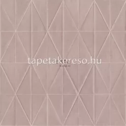   Esta Blush vlies, vinyl anyagú mályva színű geometriai, textilhatású modern tapéta