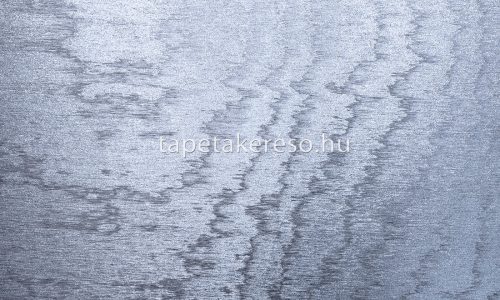 Arte Vertigo vlies, textil anyagú ezüst, kék, fémes színű moire, famintás modern tapéta