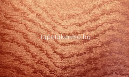 Arte Vertigo vlies, textil anyagú bronz színű moire, famintás modern tapéta