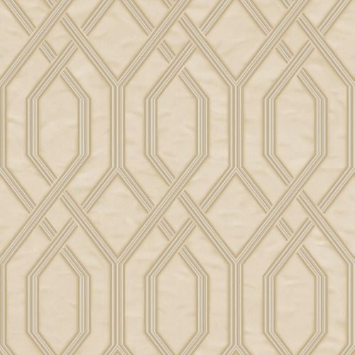 Adawall Vera vlies, vinyl anyagú beige, ezüst színű geometriai modern tapéta