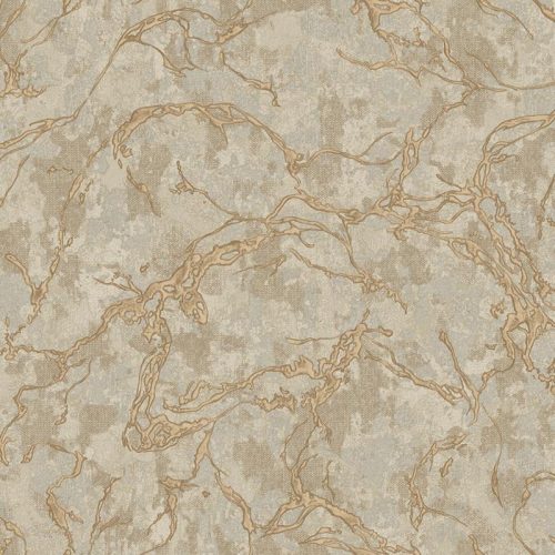 Adawall Vera vlies, vinyl anyagú barna, arany színű márványos, foltos modern tapéta
