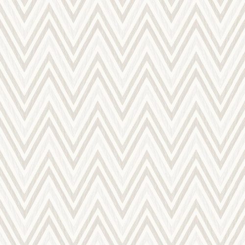Adawall Vera vlies, vinyl anyagú szürke, fehér színű chevron, zig-zag modern tapéta