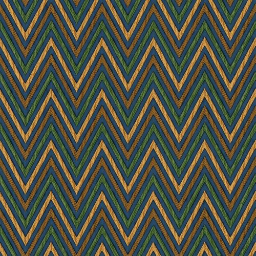 Adawall Vera vlies, vinyl anyagú kék, zöld, barna színű chevron, zig-zag modern tapéta