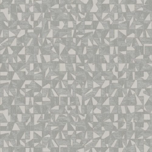 Adawall Vera vlies, vinyl anyagú szürke, ezüst színű geometriai modern tapéta