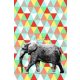 Esta xl² Photowalls for kids vlies anyagú piros, sárga, zöld, fehér színű geometriai gyerek poszter