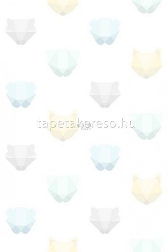 Esta xl² Photowalls for kids vlies anyagú fehér, türkiz, kék, sárga színű figura gyerek poszter