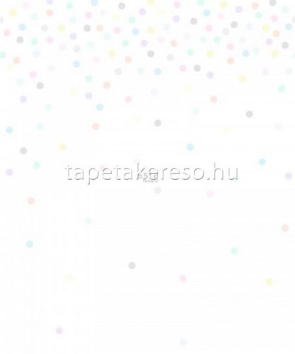 Esta xl² Photowalls for kids vlies anyagú fehér, kék, zöld, lila, sárga színű pöttyös gyerek poszter