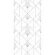 Esta Black & White vlies anyagú fekete, fehér színű geometriai modern poszter