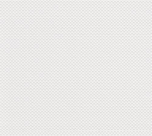 AS Creation 111 Shades of  White papír, habos anyagú fehér színű szövethatású, egyszínű modern, festhető tapéta