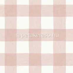   Cristiana Masi MiniMe vlies anyagú rózsaszín, fehér színű kockás gyermek tapéta
