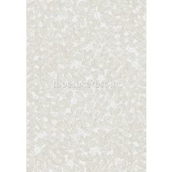   Boras Scandinavian Designers II vlies anyagú beige, fehér színű leveles retro tapéta