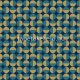 Boras Scandinavian Designers II vlies anyagú kék, arany, türkiz színű geometriai retro tapéta