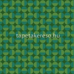   Boras Scandinavian Designers II vlies anyagú zöld színű geometriai retro tapéta