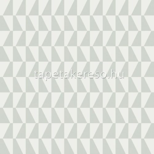 Boras Scandinavian Designers II vlies anyagú zöld, fehér színű geometriai retro tapéta