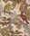 Parato Flora vlies anyagú beige, arany, szürke, bordó színű állatos, leveles, madaras romantikus tapéta