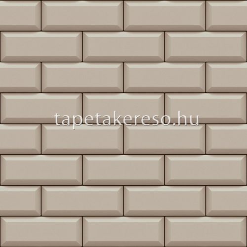 Parato Flora vlies anyagú beige, fekete színű csempe romantikus tapéta