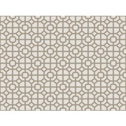   ICH Hana vlies anyagú barna, beige színű geometriai romantikus tapéta