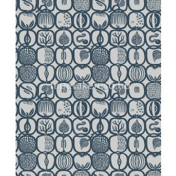   Boras Scandinavian Designers III vlies anyagú szürke, kék színű gyümölcsös retro tapéta