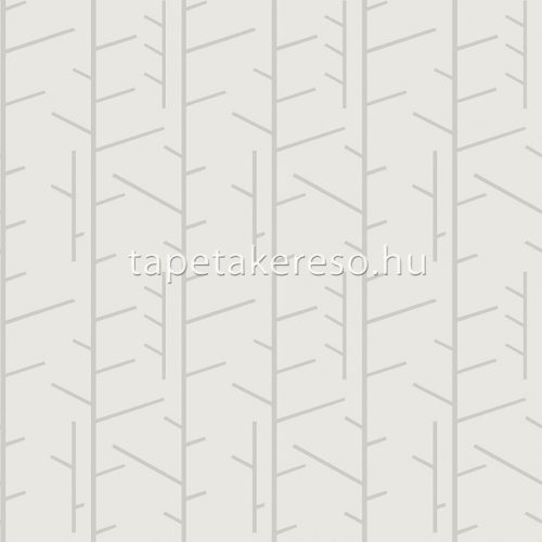 Boras Scandinavian Designers III vlies anyagú szürke színű fás, geometriai retro tapéta