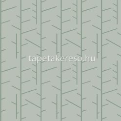   Boras Scandinavian Designers III vlies anyagú zöld színű fás, geometriai retro tapéta