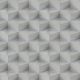 Emiliana Parati New Tekko vlies anyagú, ezüst színű, 3d, geometriai, Modern tapéta