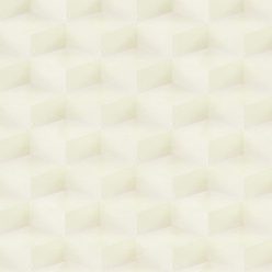   Emiliana Parati New Tekko vlies anyagú, fehér színű, 3d, geometriai, Modern tapéta