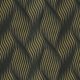 Emiliana Parati New Tekko vlies anyagú, fekete, arany színű, 3d, hullámos, geometriai, Modern tapéta