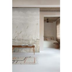   Grandeco ONE ROLL ONE MOTIF vinyl, vlies anyagú, fehér, szürke, barna színű, növényes , Modern poszter