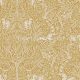 Boras New Heritage vlies anyagú beige, mustársárga színű fás, állatos, madaras romantikus tapéta