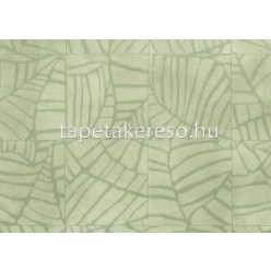   Sirpi Altagamma Evolution Best of vlies, vinyl anyagú barna, zöld színű levél erezet modern tapéta