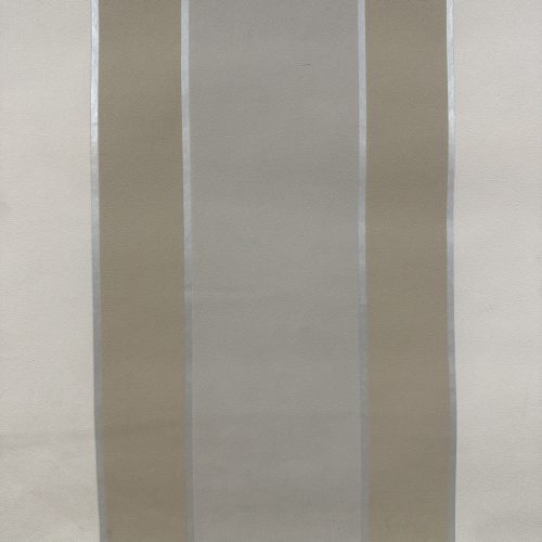 Grandeco vlies csíkos beige, barna, ezüst színű közép tapéta 