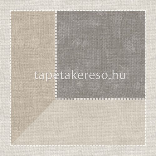 Parato CVLTO vlies, vinyl anyagú szürke, barna, fehér színű 3d, geometriai, szövethatású modern tapéta
