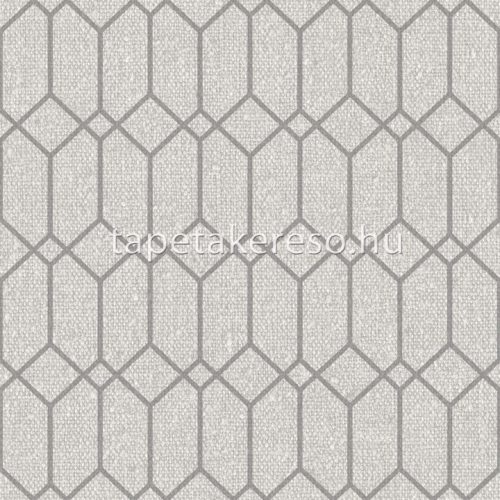 Parato CVLTO vlies, vinyl anyagú szürke, fehér színű geometriai, szövethatású modern tapéta
