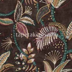   Parato CVLTO vlies, vinyl anyagú barna, türkiz, mályva, arany, beige színű indamintás, etno, szövethatású modern tapéta