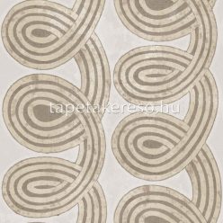   Parato CVLTO vlies, vinyl anyagú szürke, sárga, csillámos színű textilhatású, geometriai modern tapéta