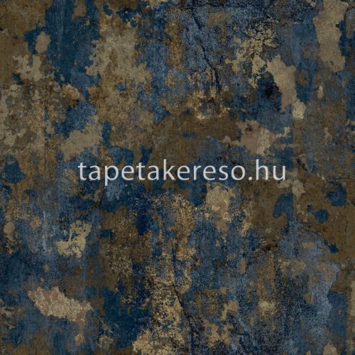 Parato CVLTO vlies, vinyl anyagú kék, barna, arany, csillámos színű foltos modern tapéta