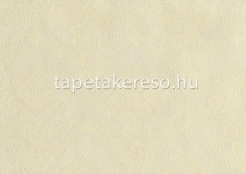 Sirpi Italian Silk 7 papír, vinyl anyagú krém színű barokk klasszikus tapéta