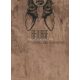 Erismann Elle Decoration 3 vlies anyagú barna színű állatos, feliratos, betonhatású modern poszter