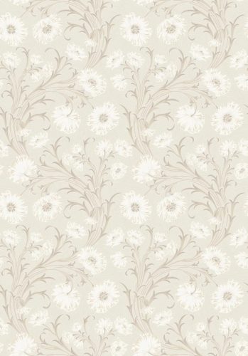 Boras  Treasured vlies anyagú beige, barna, gyöngyház, törtfehér színű virágos Modern tapéta