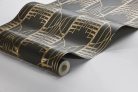 Boras  Treasured vlies anyagú szürke, arany színű lépcső Modern tapéta