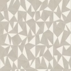   Adawall Omega vlies, vinyl anyagú beige színű 3d, geometriai modern tapéta