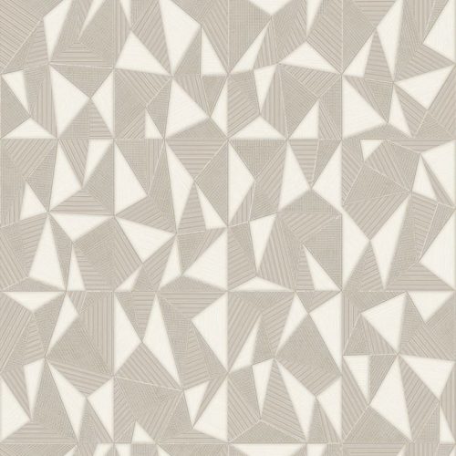 Adawall Omega vlies, vinyl anyagú beige színű 3d, geometriai modern tapéta