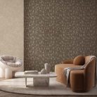 Adawall Omega vlies, vinyl anyagú barna színű 3d, geometriai modern tapéta