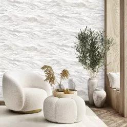   Adawall Omega vlies, vinyl anyagú beige színű hullám modern tapéta