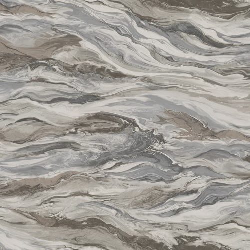 Adawall Omega vlies, vinyl anyagú szürke, barna színű hullám modern tapéta