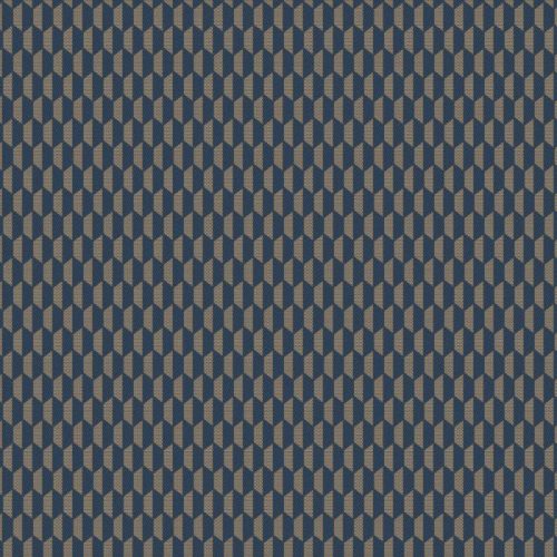 Adawall Omega vlies, vinyl anyagú kék, barna színű 3d, geometriai modern tapéta