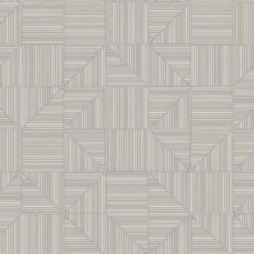 Adawall Omega vlies, vinyl anyagú barna, szürke színű geometriai modern tapéta
